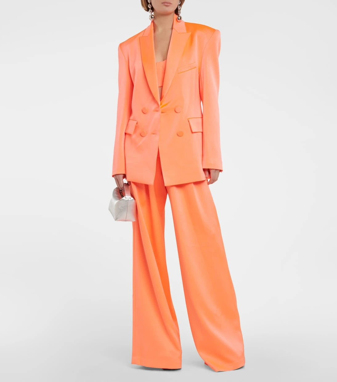 Alex Perry - Wells crêpe satin blazer
