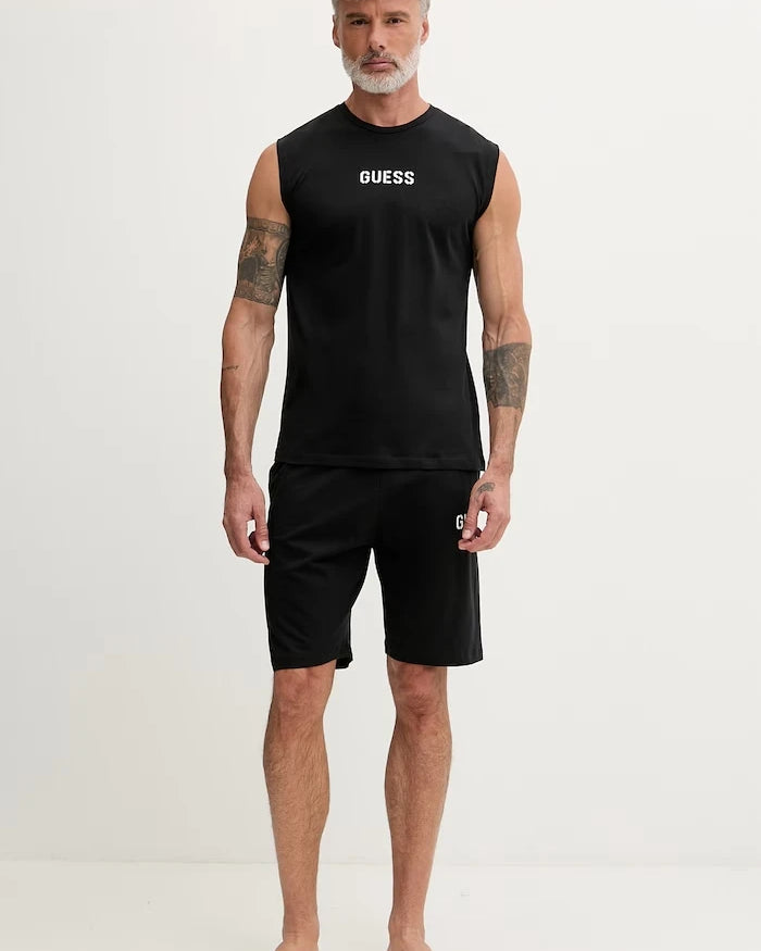 Guess пижама от две части мъжка от памук MALCOLM