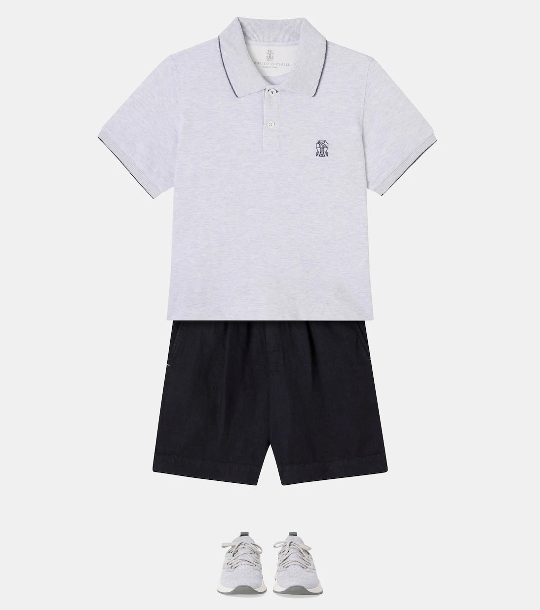 Brunello Cucinelli Kids - Linen shorts