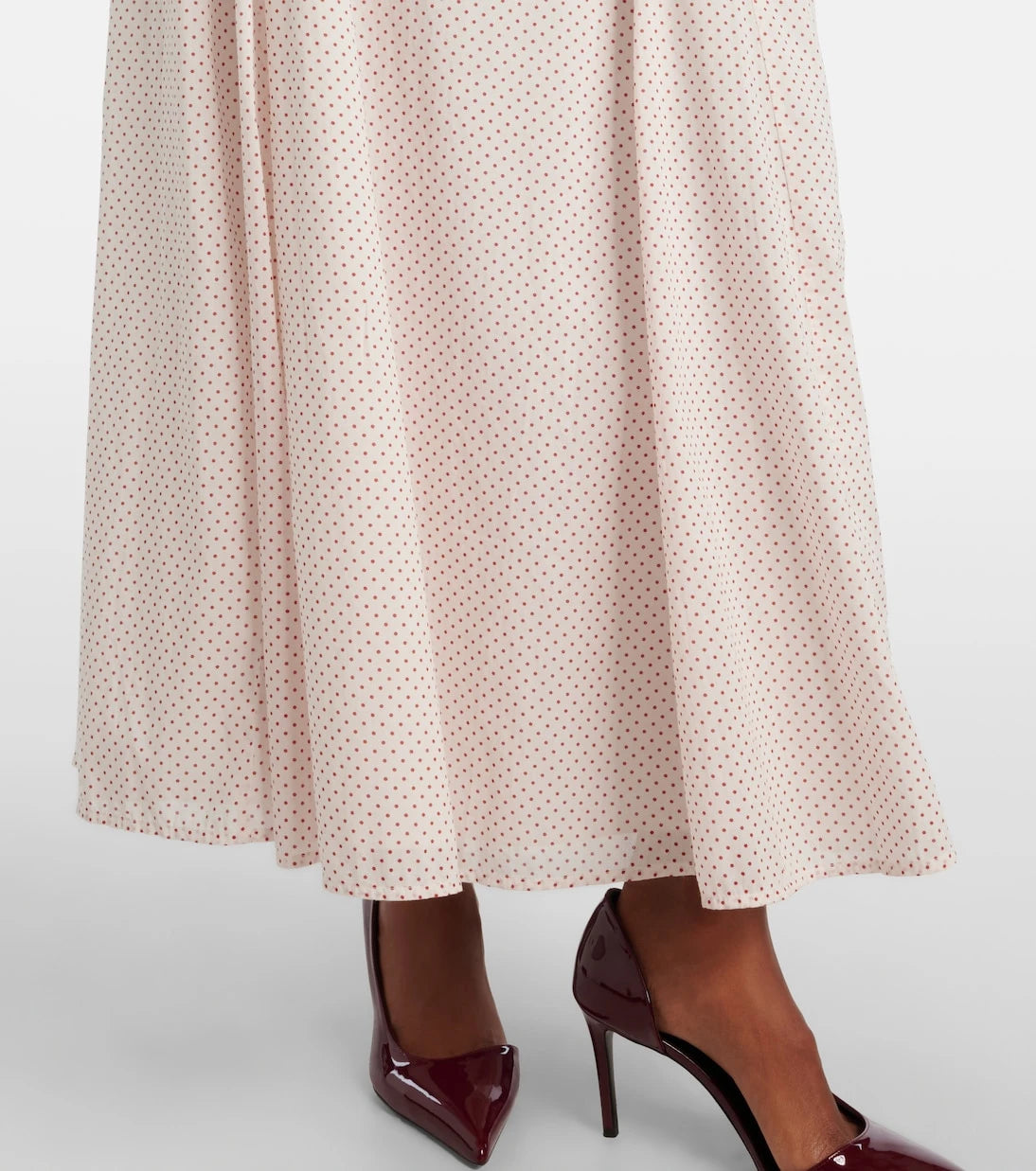 Posse - Marlowe polka-dot cotton maxi dress
