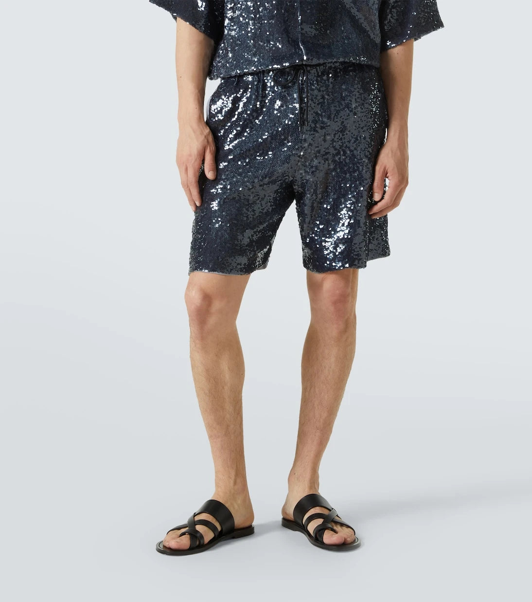 Dries Van Noten - Payetli Bermuda şort