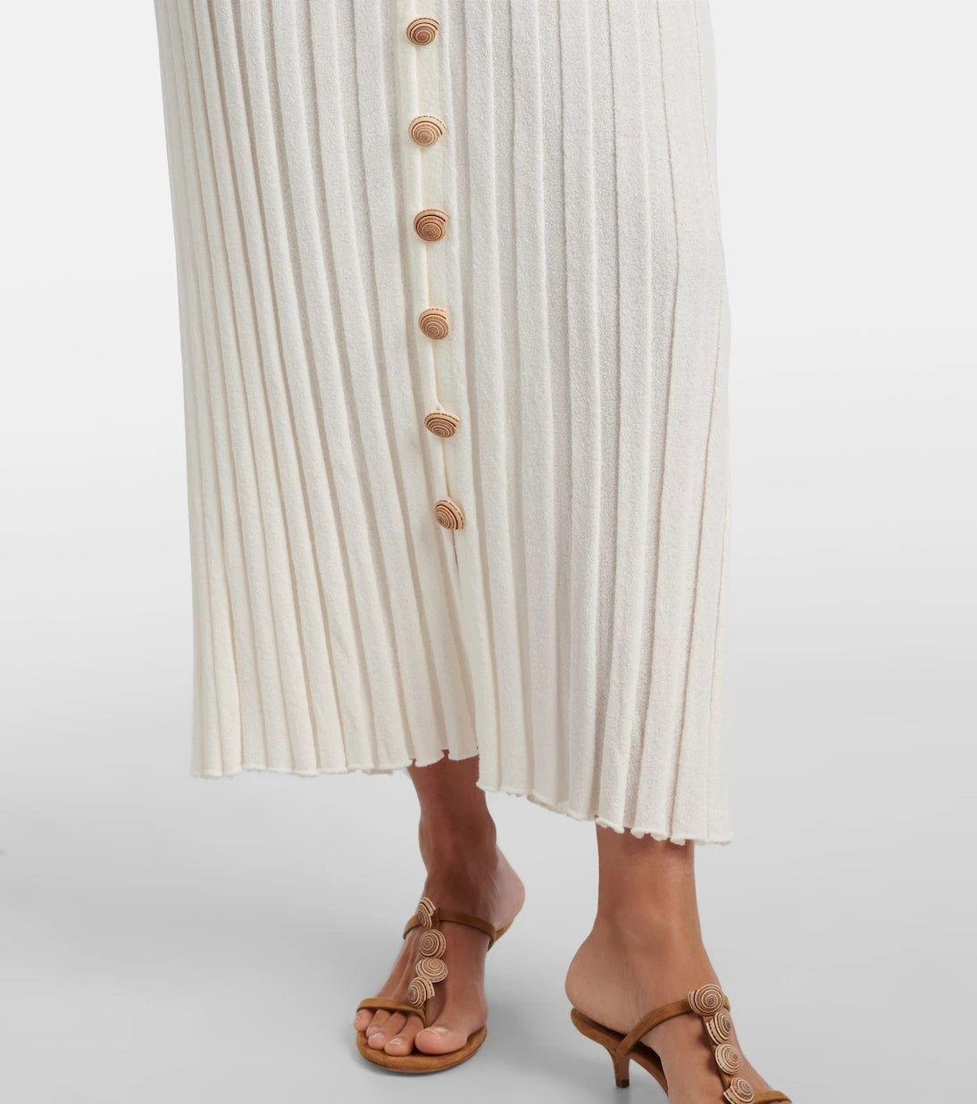 Christopher Esber - Sundial Shell cotton-blend maxi skirt