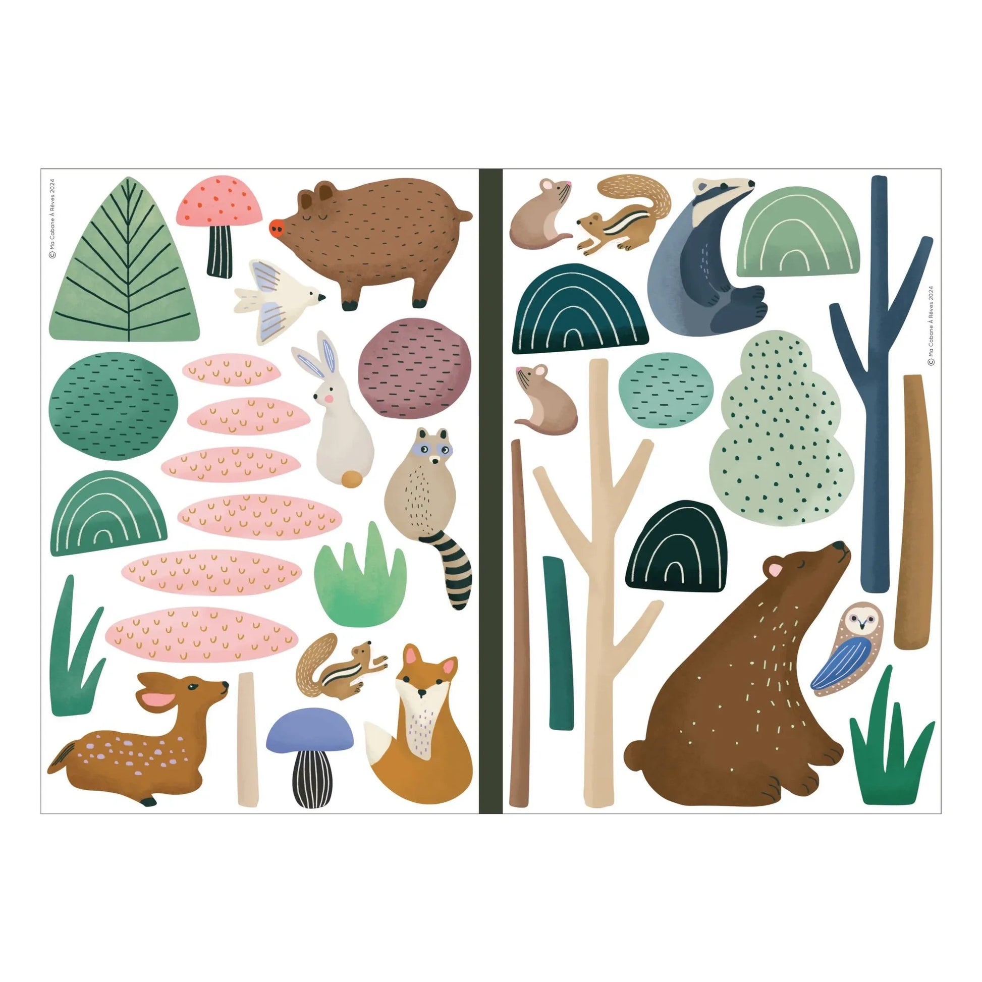 Ma Cabane à rêves - Magnets Animals Forests