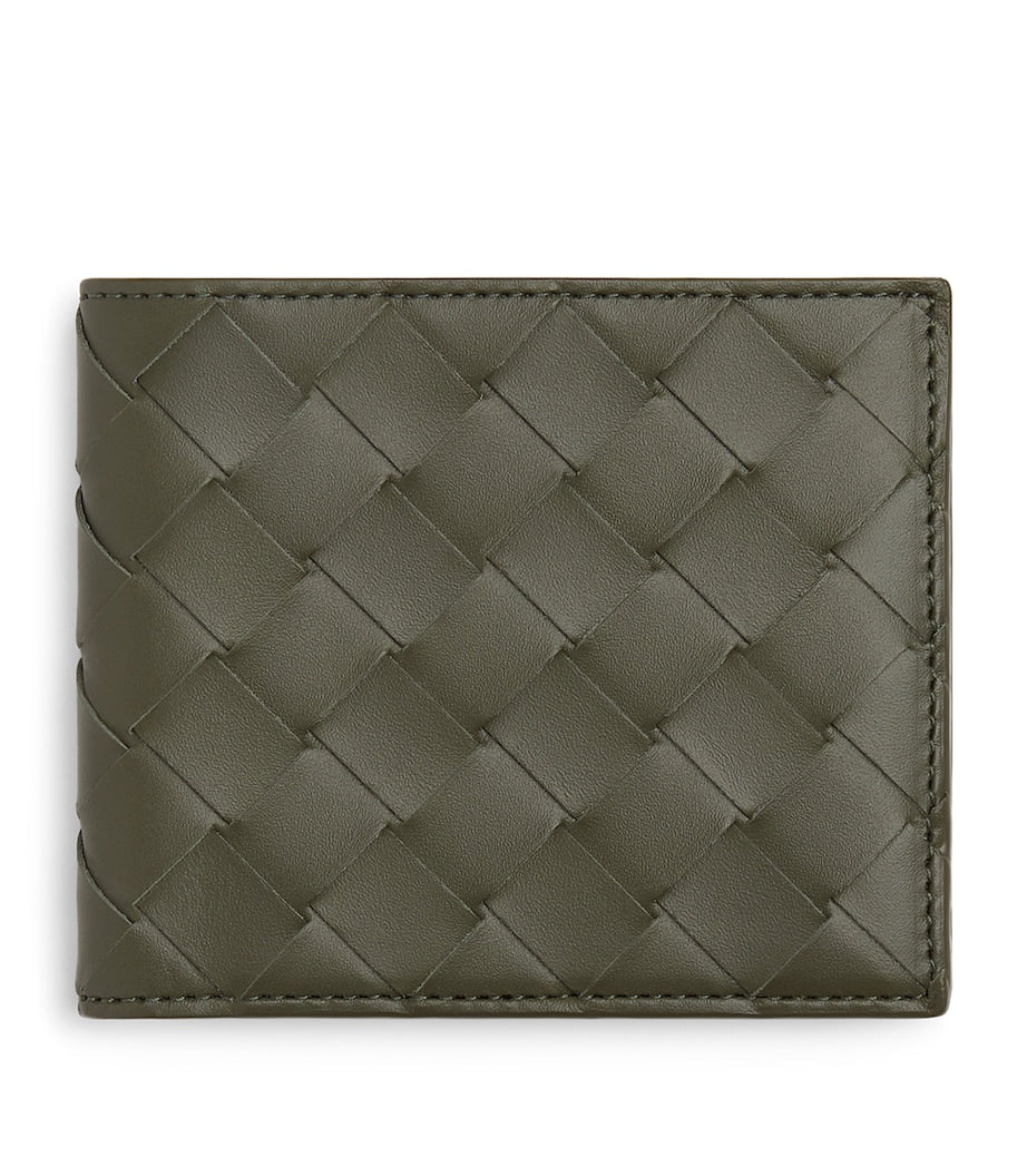 Bottega Veneta Leather Intrecciato Bifold Wallet