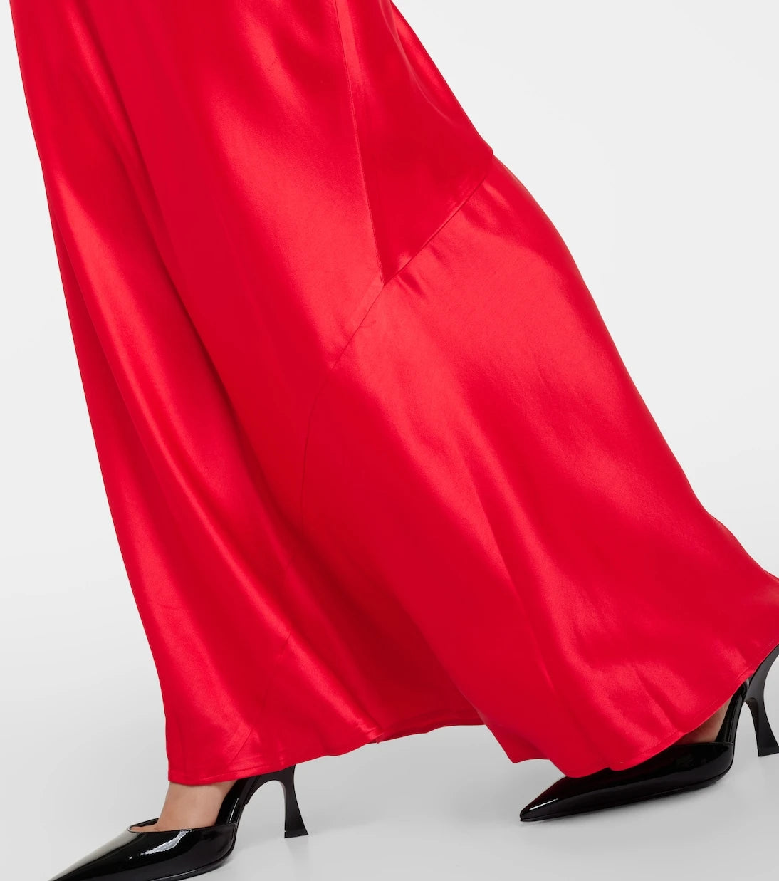 Staud - Ashanti one-shoulder satin gown