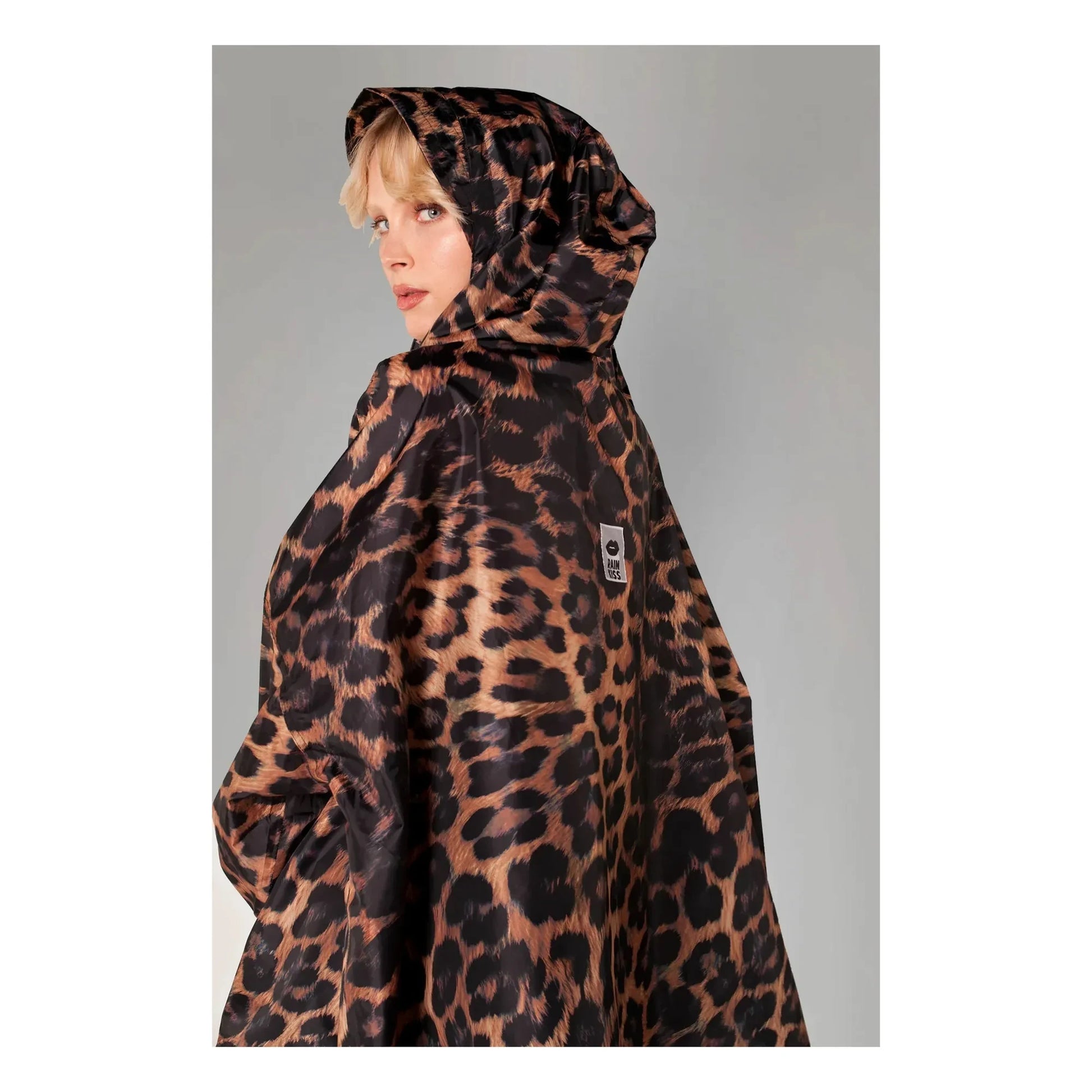 Rainkiss - Dark Leopard raincoat | Brown