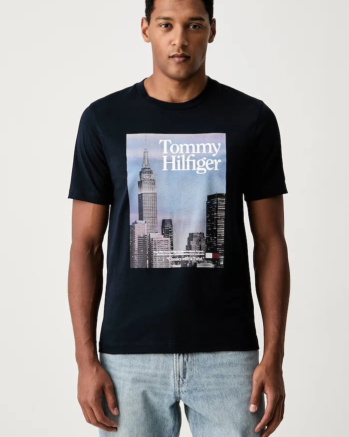 Tommy Hilfiger erkek pamuklu tişört