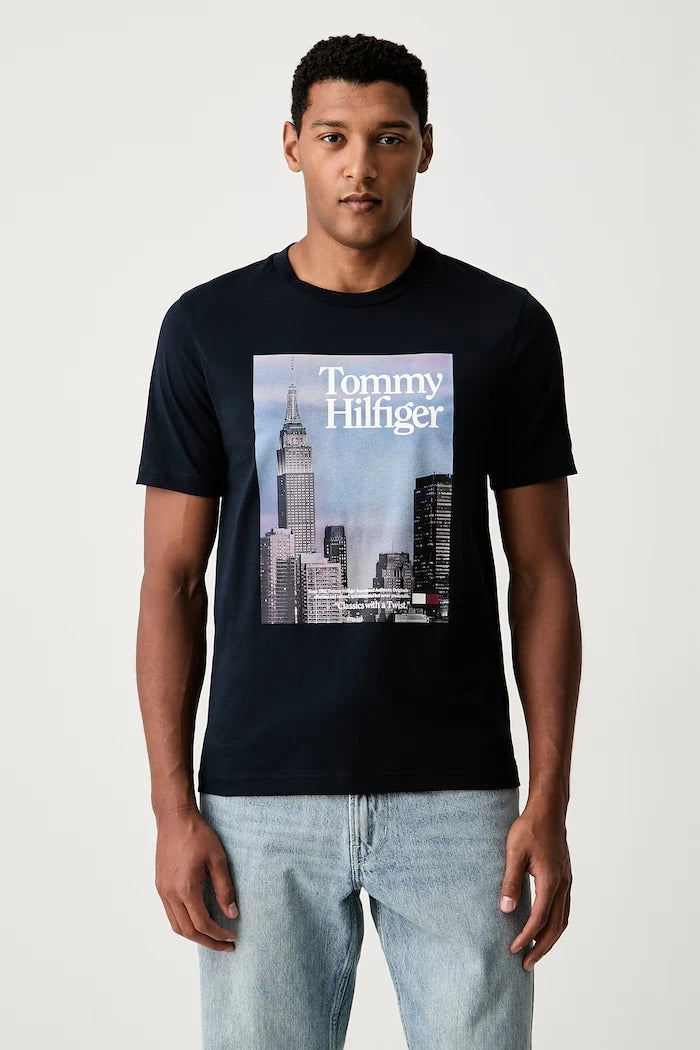Tommy Hilfiger erkek pamuklu tişört