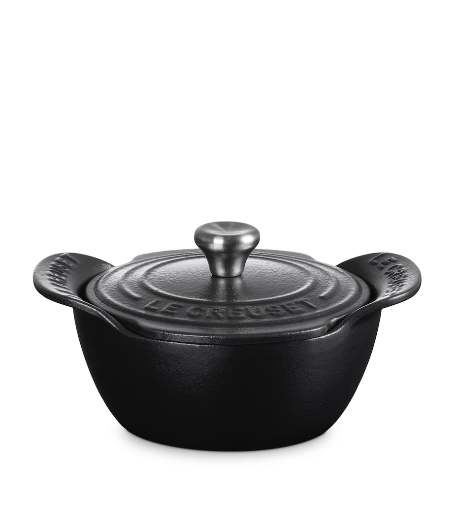 Set of 4 Cast Iron Gourmand Mini Cocottes (11cm)