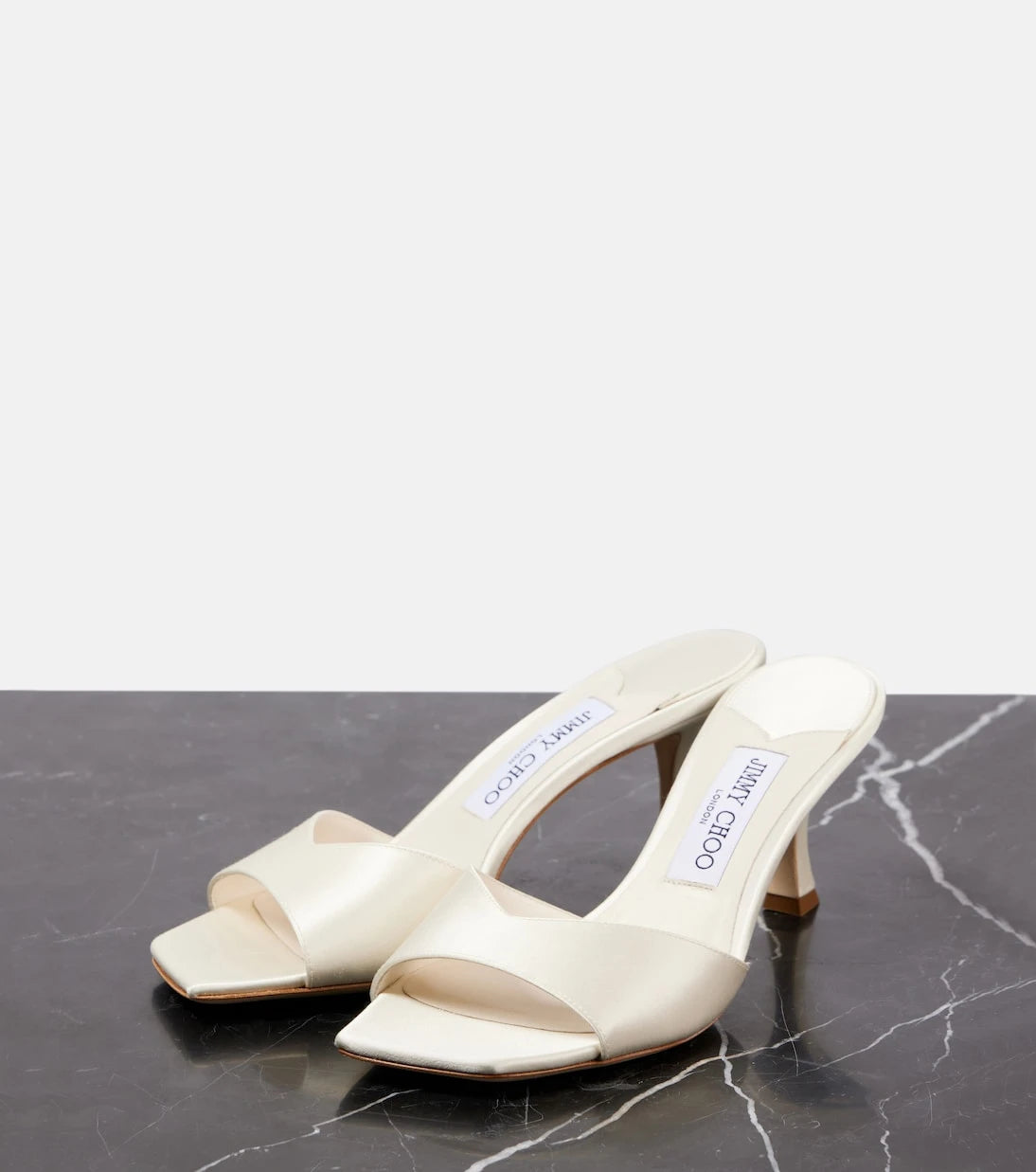 Jimmy Choo - Skye 70 satin mules