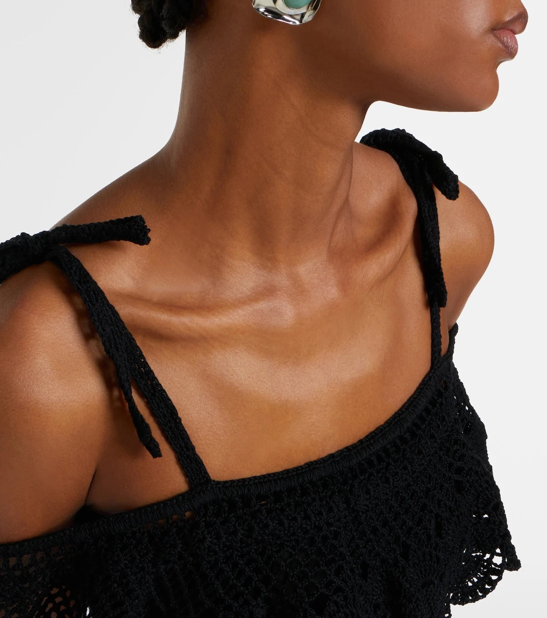 Anna Kosturova - Marianne crochet cotton maxi dress