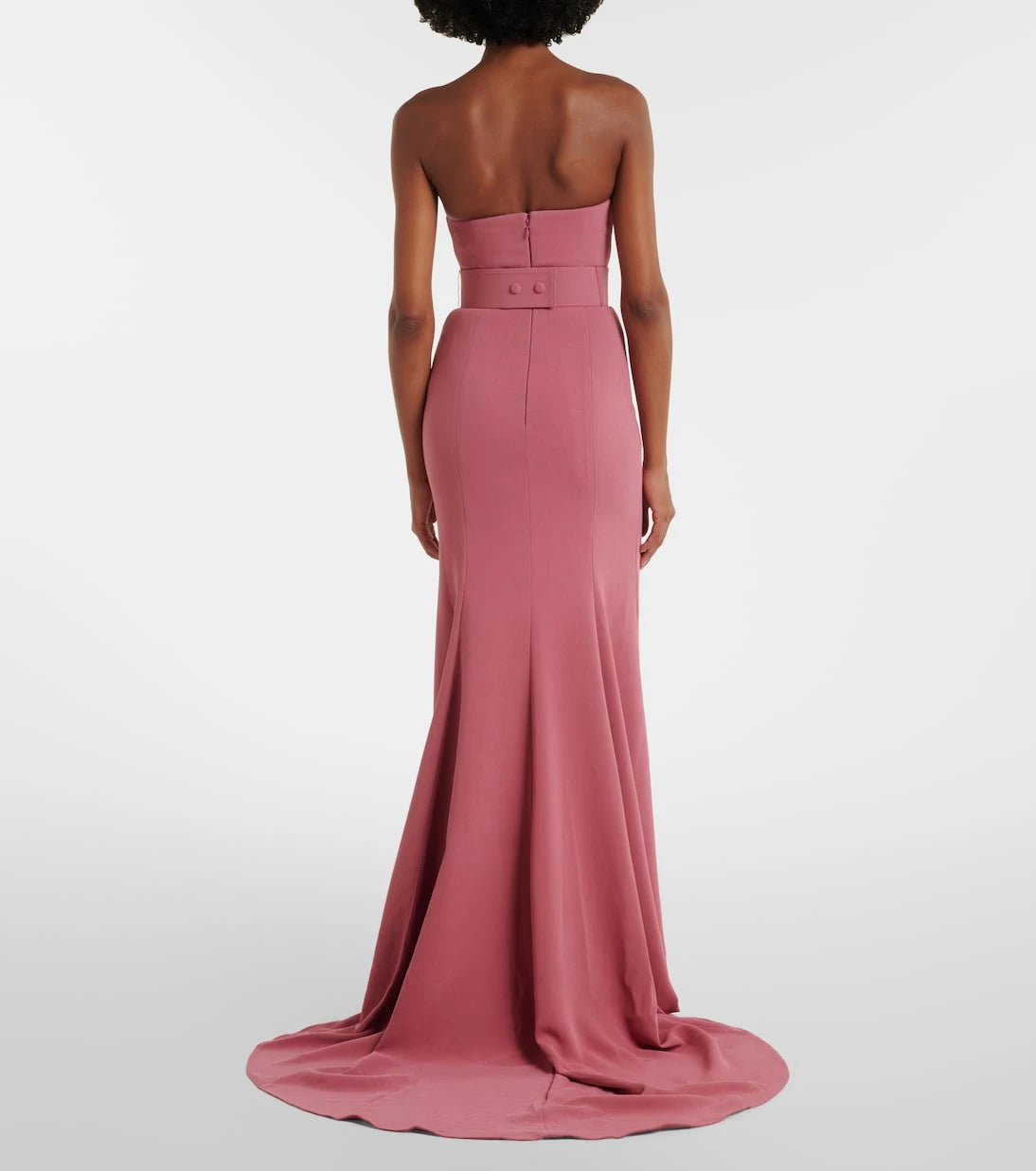 Solace London - Seraphina one-shoulder gown