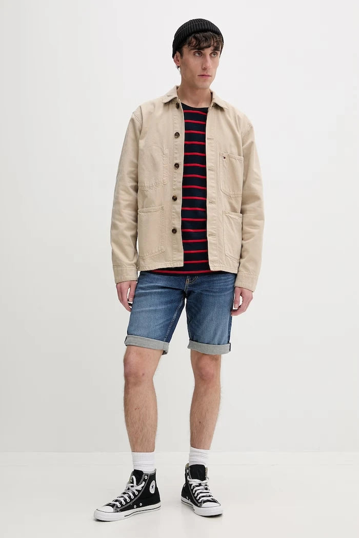 Tommy Jeans къс панталон мъжки от деним