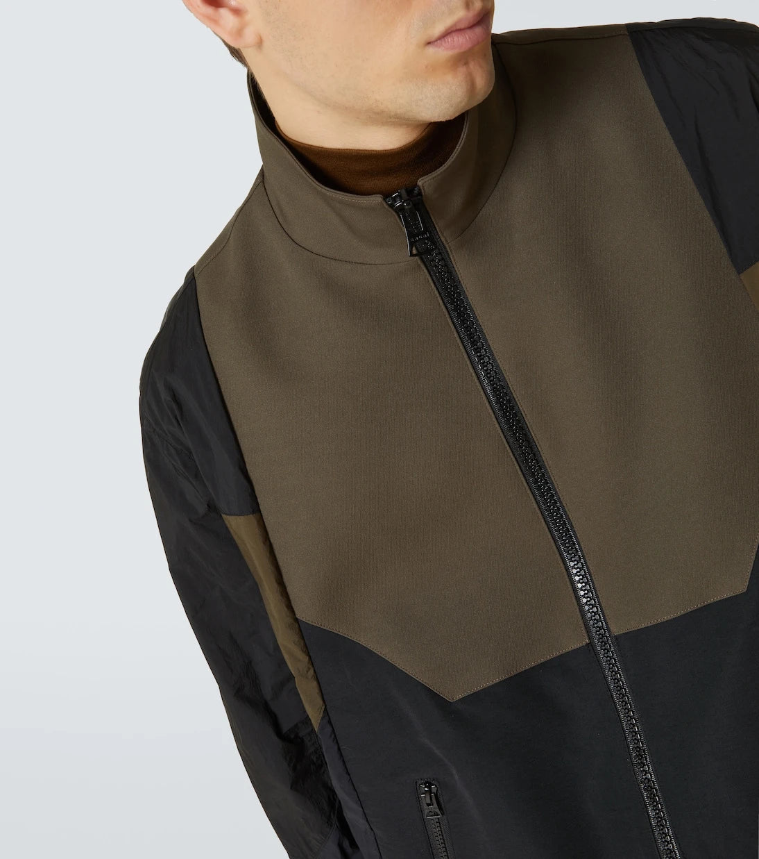 Sacai - Matelassé twill jacket