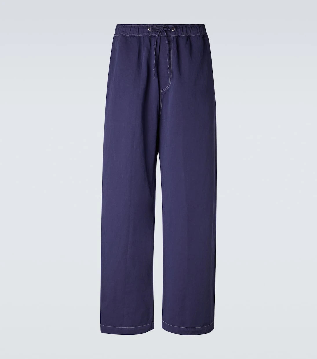 Studio Nicholson - Sonny cotton and linen wide-leg pants