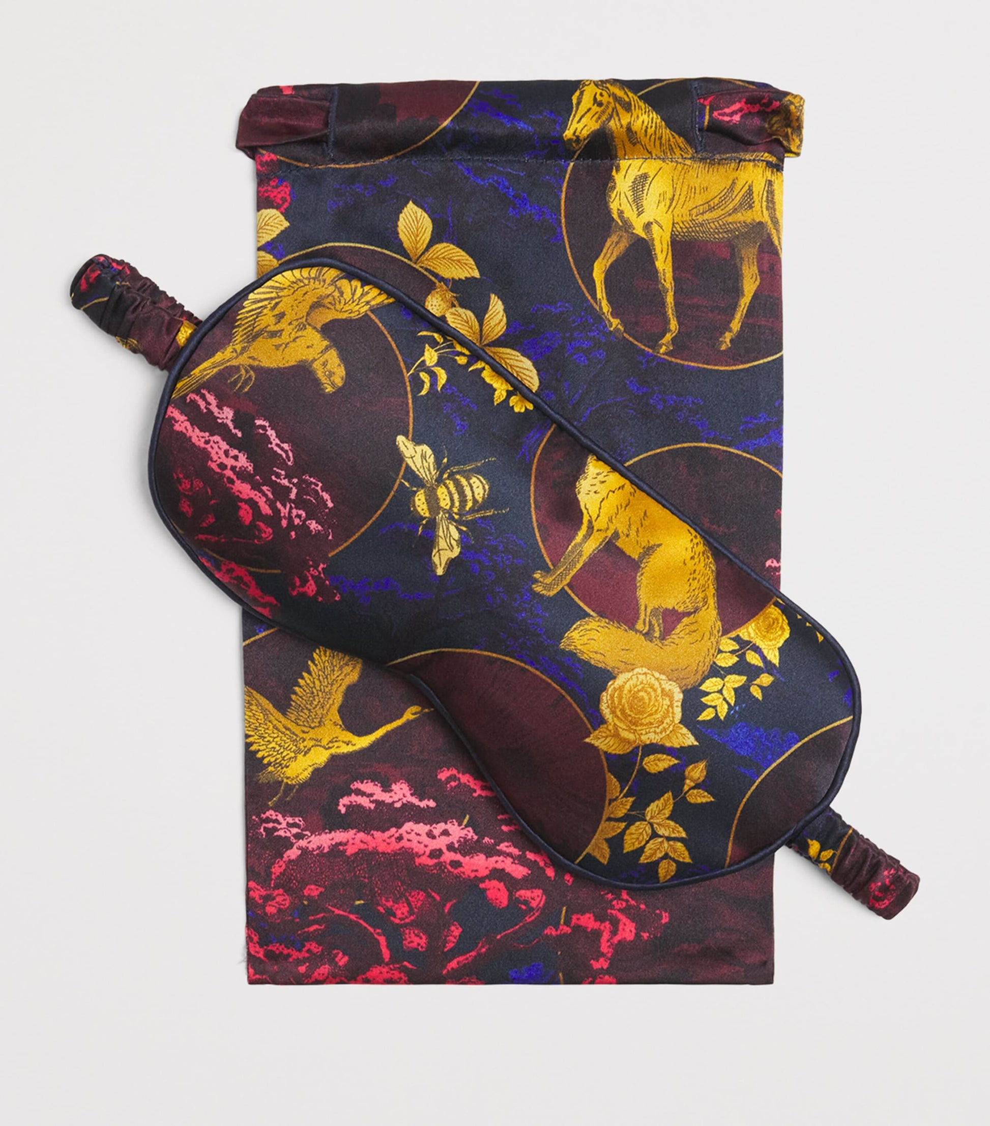 Harrods Multi Silk Toile Sleep Mask