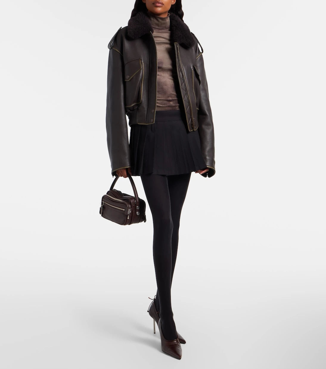 Maison Margiela - High-rise tights