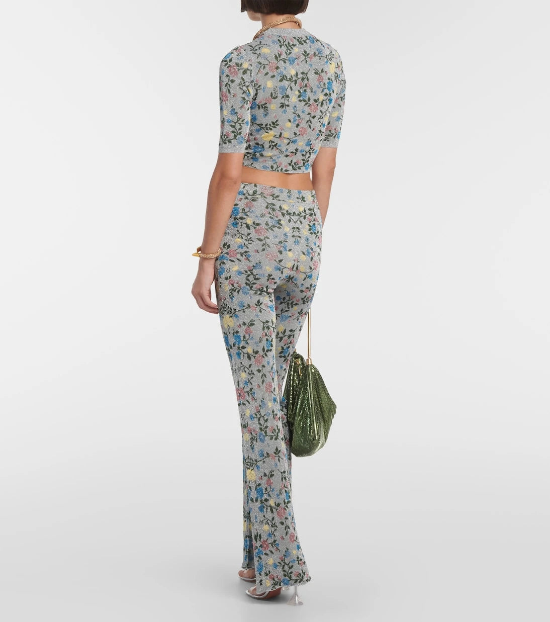 Rabanne - Floral jacquard sweater