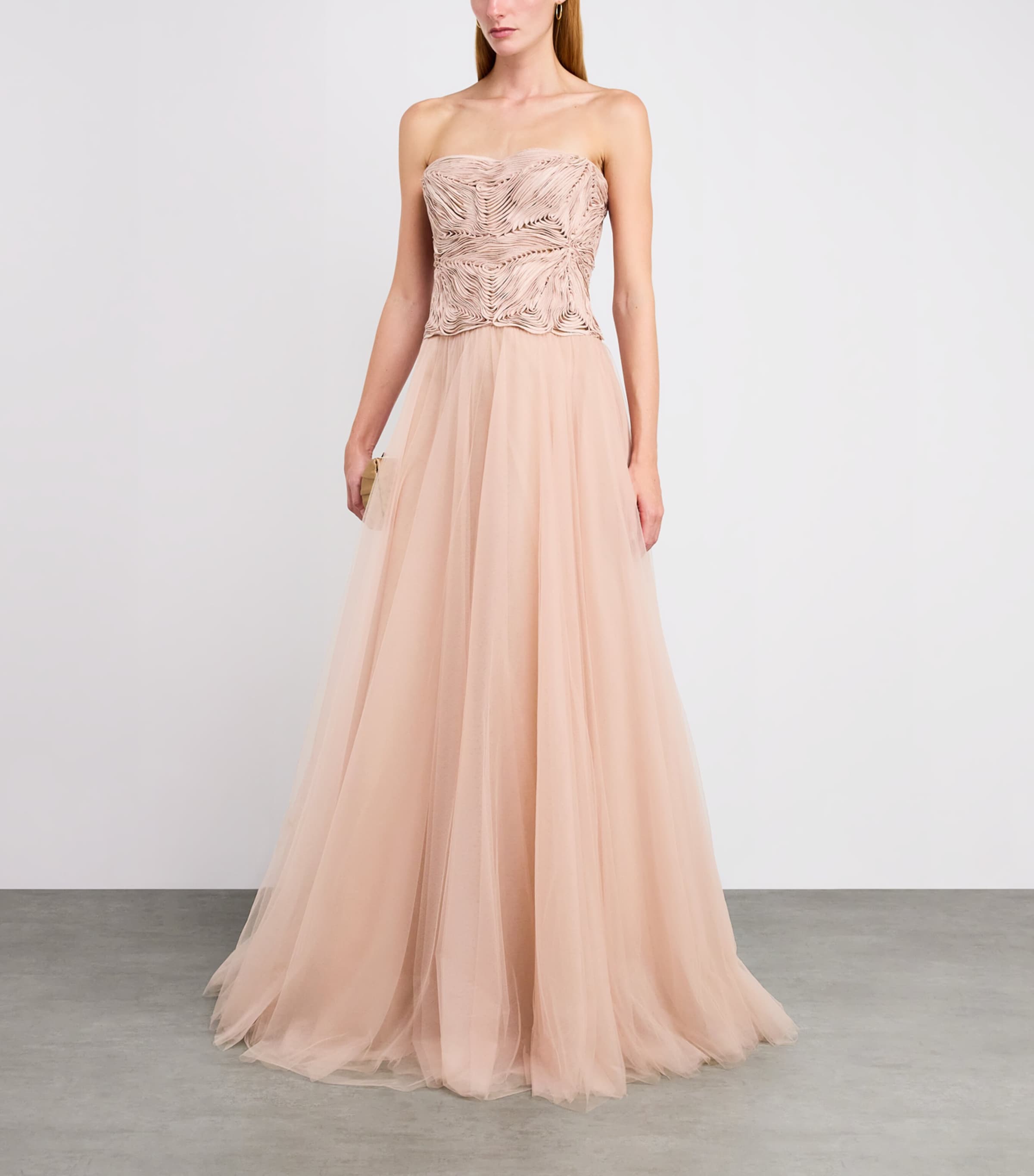 Georgette Vietta Gown 967 NUDE PINK