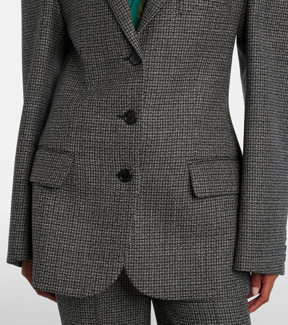 Acne Studios - Houndstooth wool suit jacket