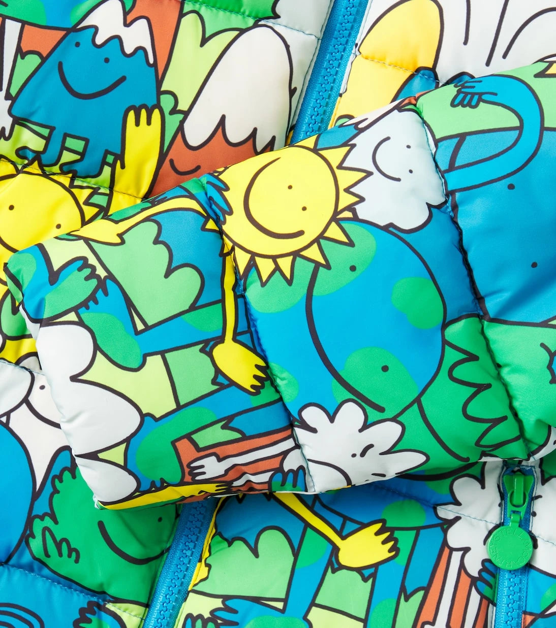 Stella McCartney Kids - جاكيت منفوخ مطبوع