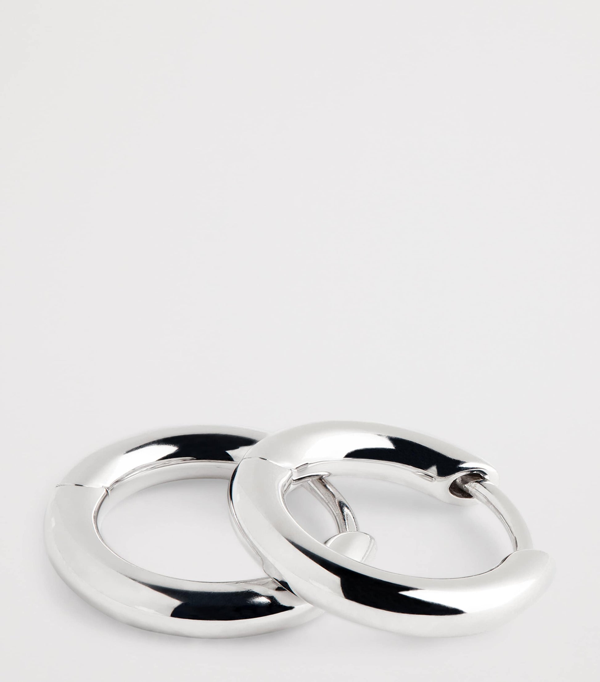 Tom Wood Small Sterling Silver Hoop Earrings