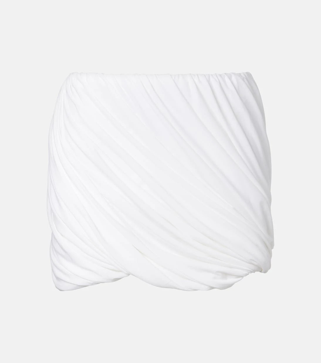 Norma Kamali - Twist jersey miniskirt