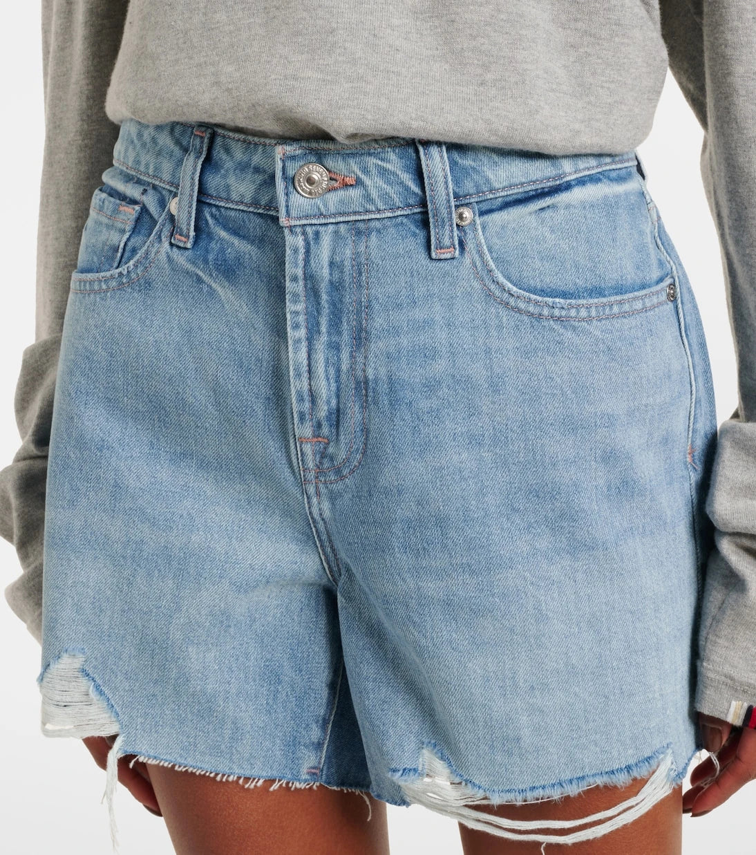 شورت دينم مونرو distressed من 7 فور أول مانكايند