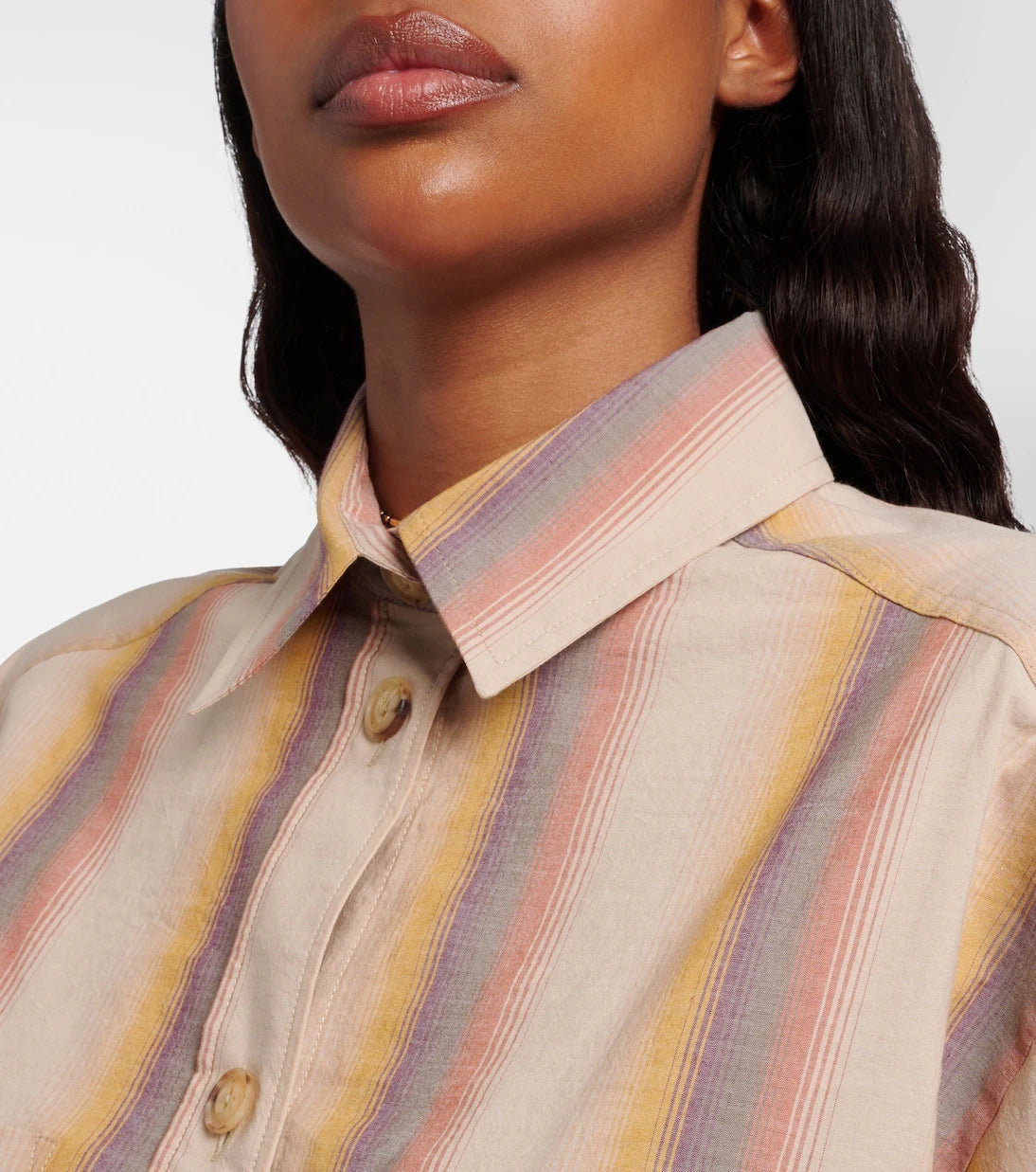 Isabel Marant - Mahvane striped cotton shirt