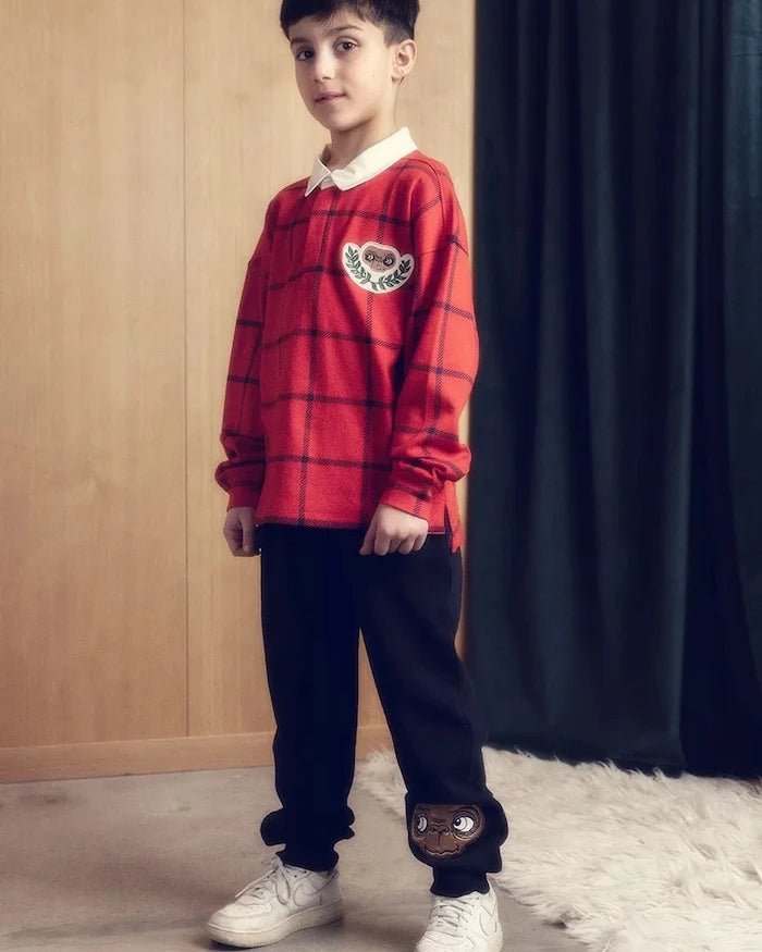 Детски памучен суичър Mini Rodini E.T.