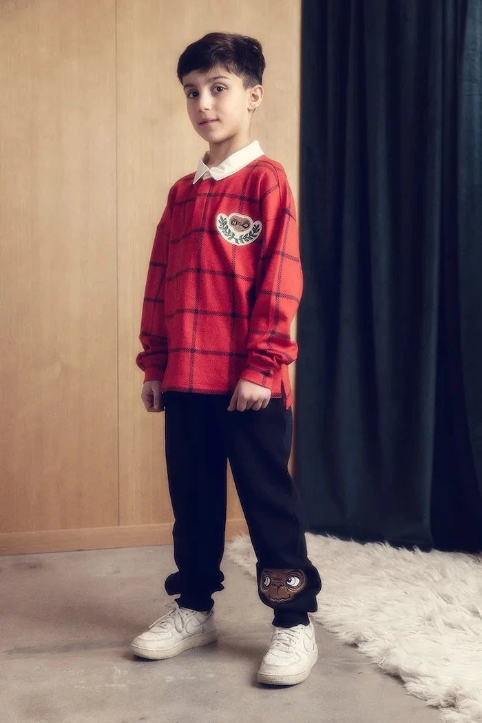 Детски памучен суичър Mini Rodini E.T.