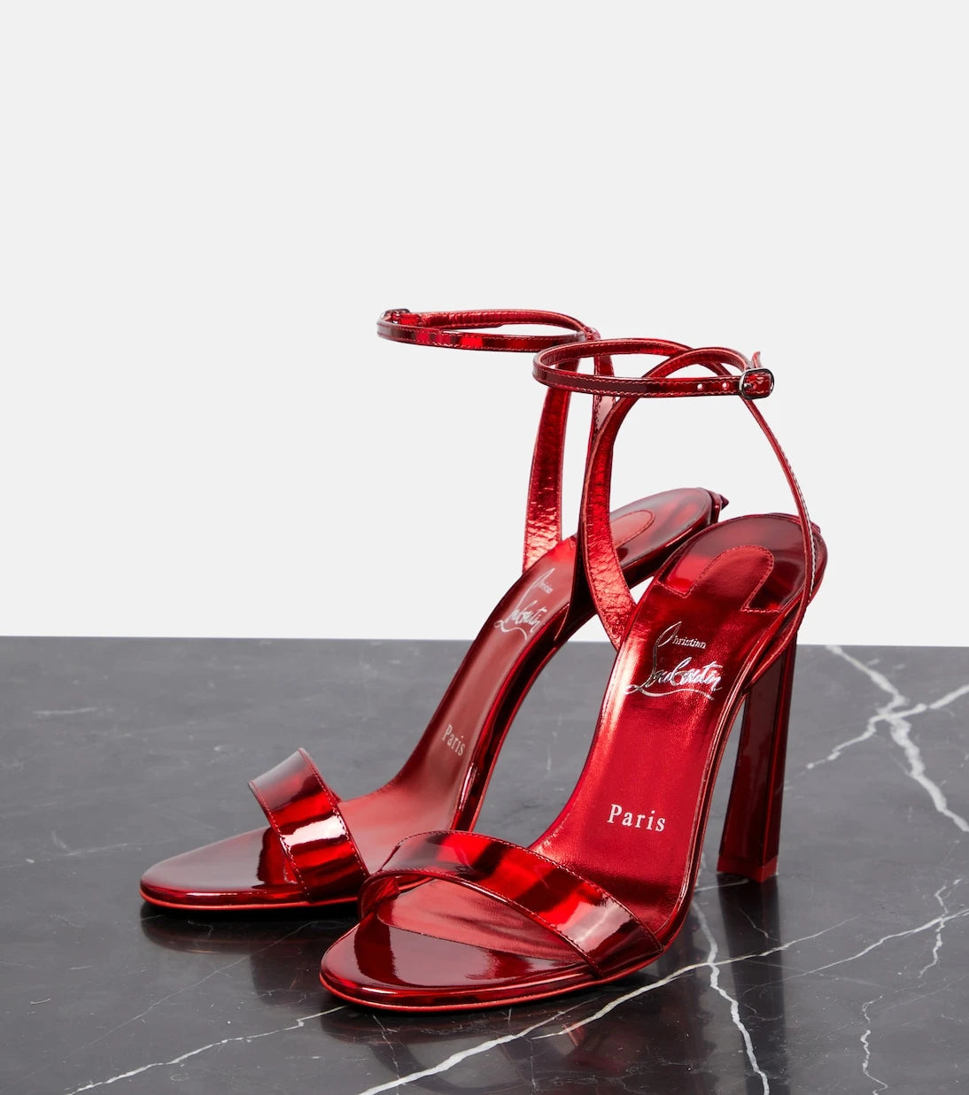 Christian Louboutin - Condorapik Queen 100 leather sandals