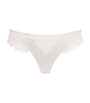 Kiki de Montparnasse Ivory Lace Insert Thong