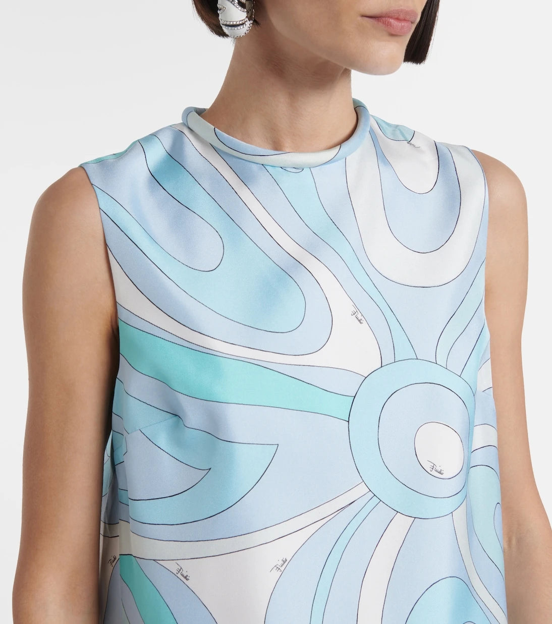 Pucci - Marmo silk minidress