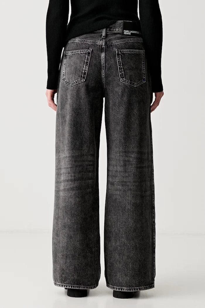 Karl Lagerfeld Jeans дънки wide leg дамски