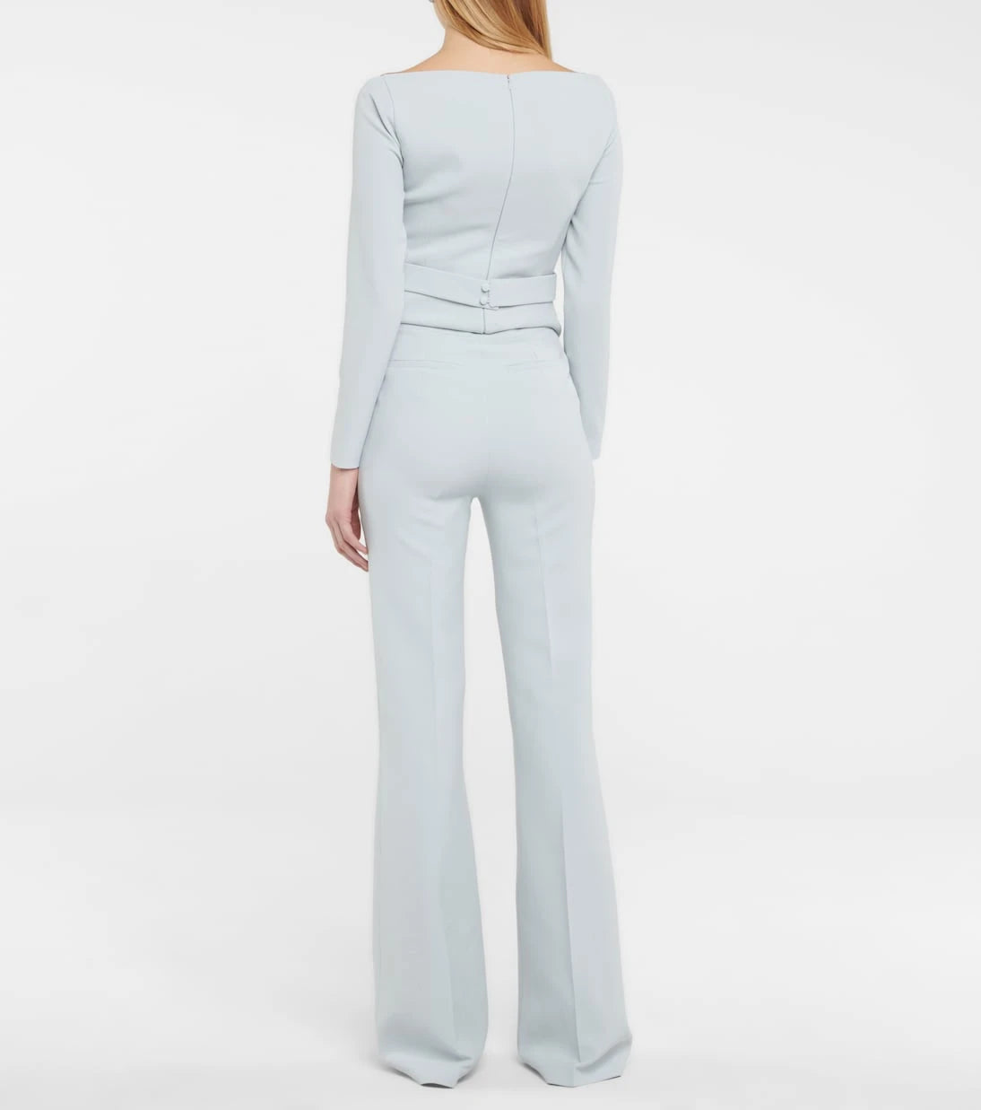 Safiyaa - Alexa high-rise flared crêpe pants