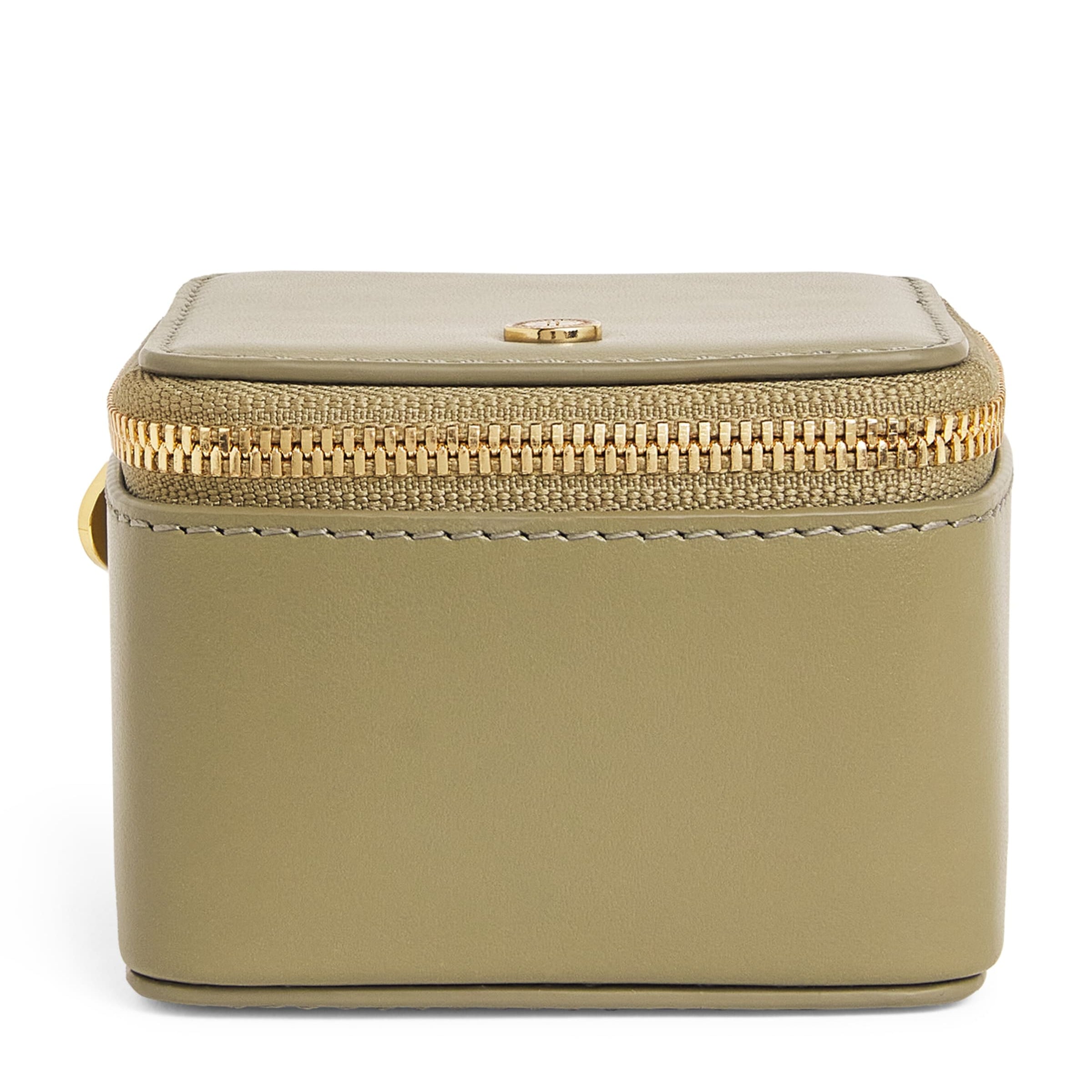 Small Smooth Leather Trinket Box