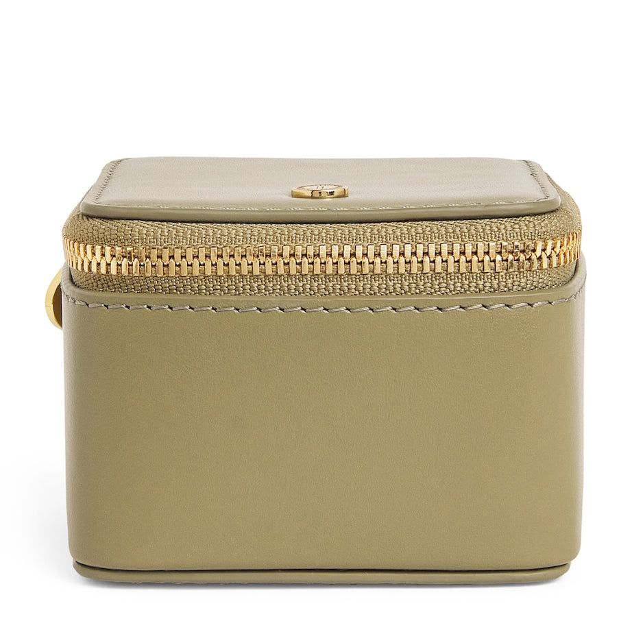 Small Smooth Leather Trinket Box