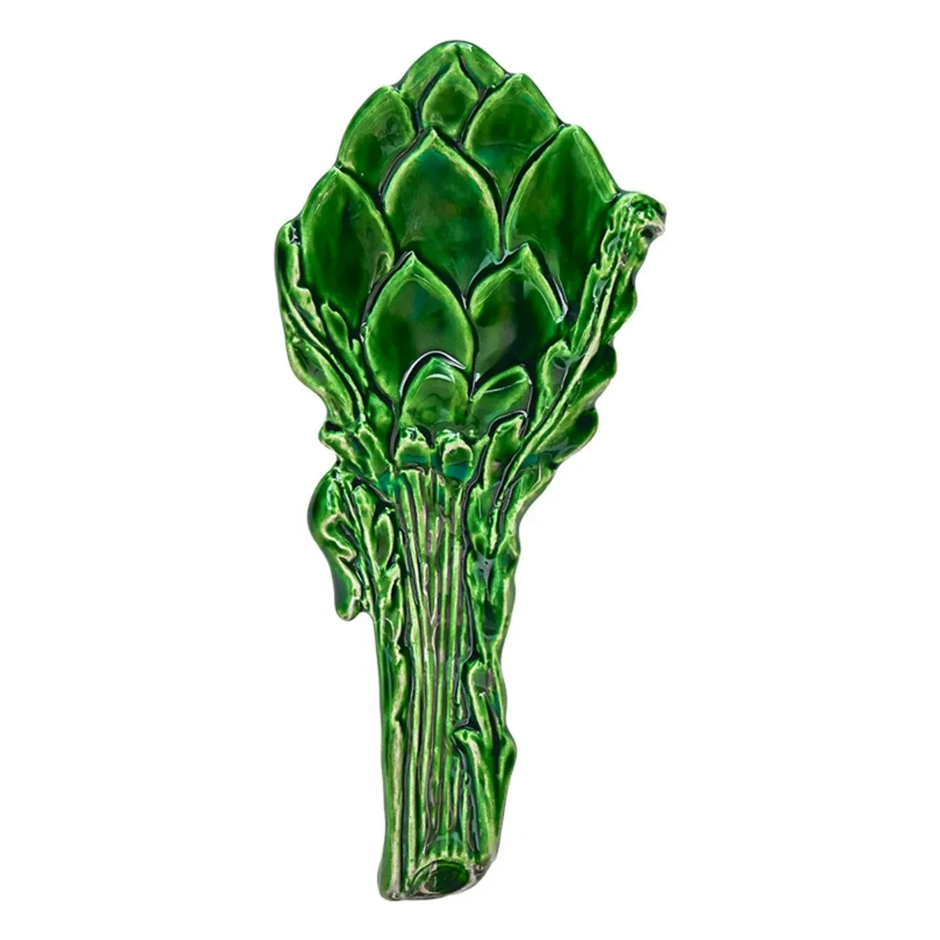Bitossi - Carcifio artichoke ceramic spoon rest | Green