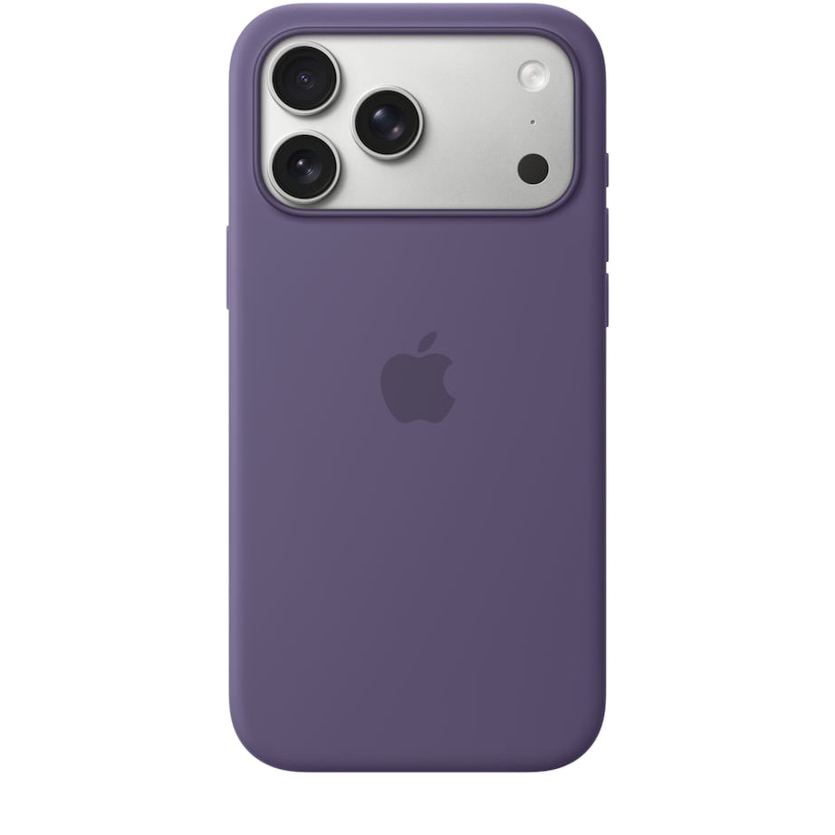 Purple Silicone iPhone 17 Pro MagSafe Case