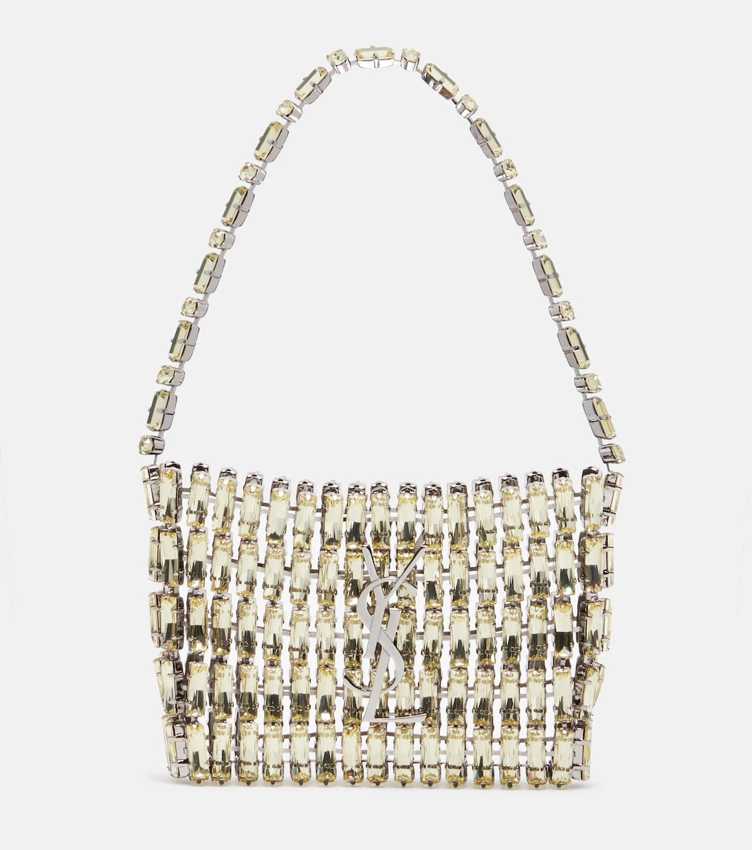 Saint Laurent - Evening Micro embellished top-handle bag