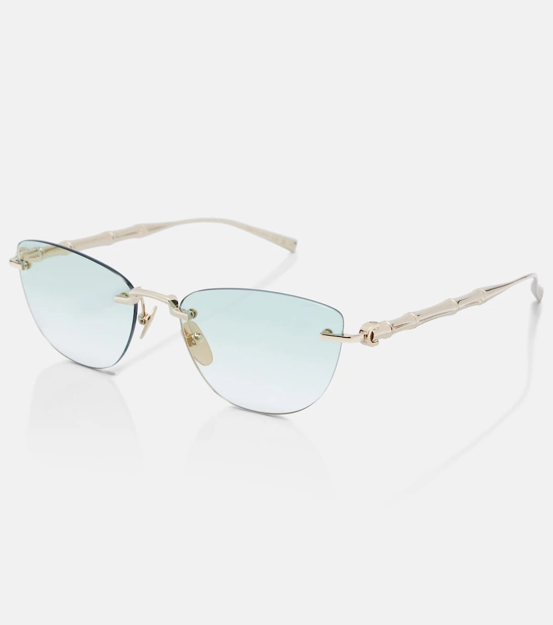 Gucci - Bamboo cat-eye sunglasses