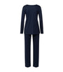 Navy Cotton Pyjama Set