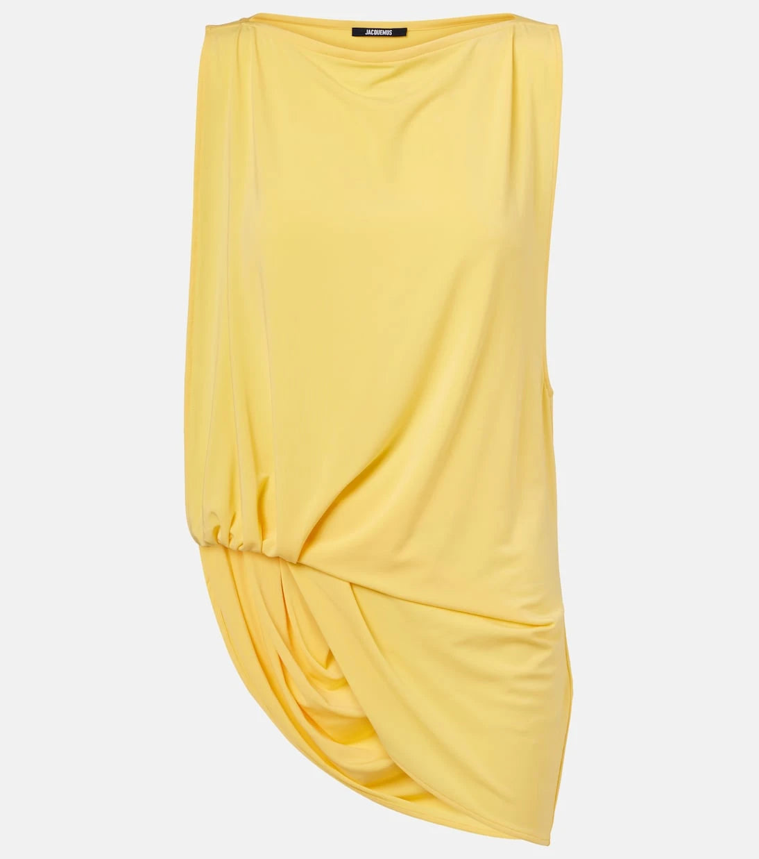Jacquemus - Peplo draped jersey top