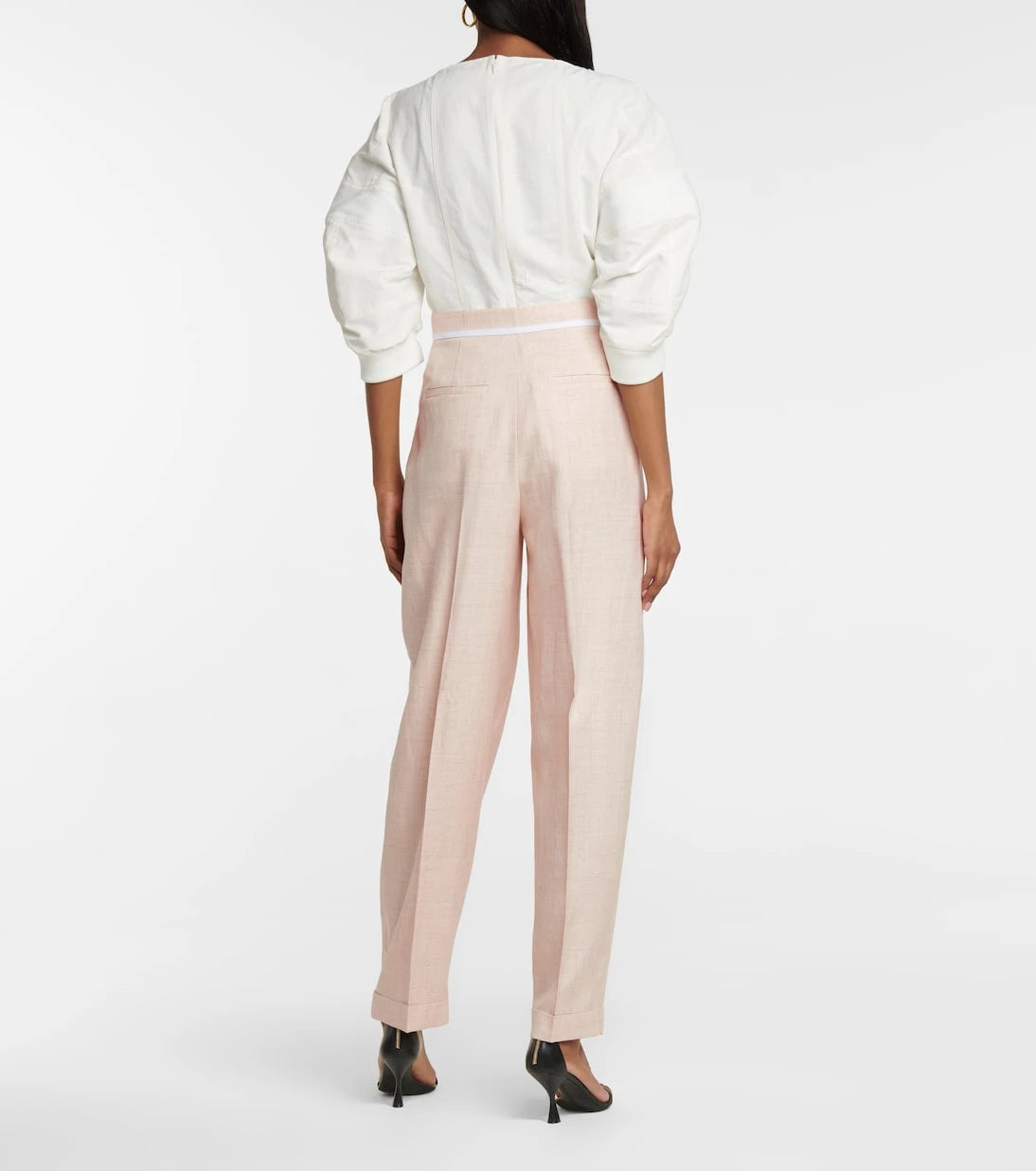 Stella McCartney - Ariana pleated wide-leg pants