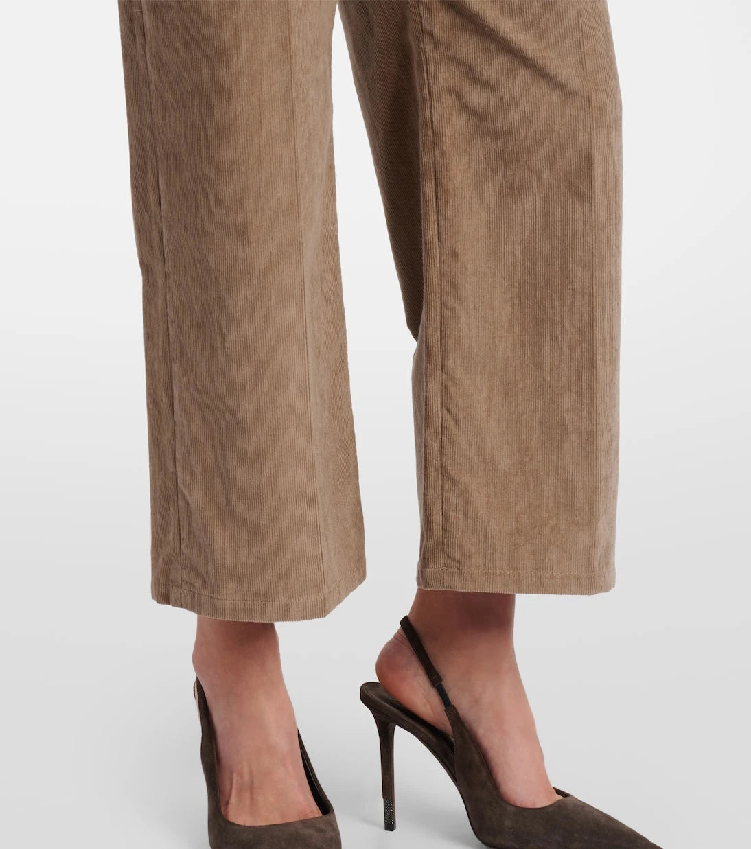 Brunello Cucinelli - Monili cotton corduroy straight pants