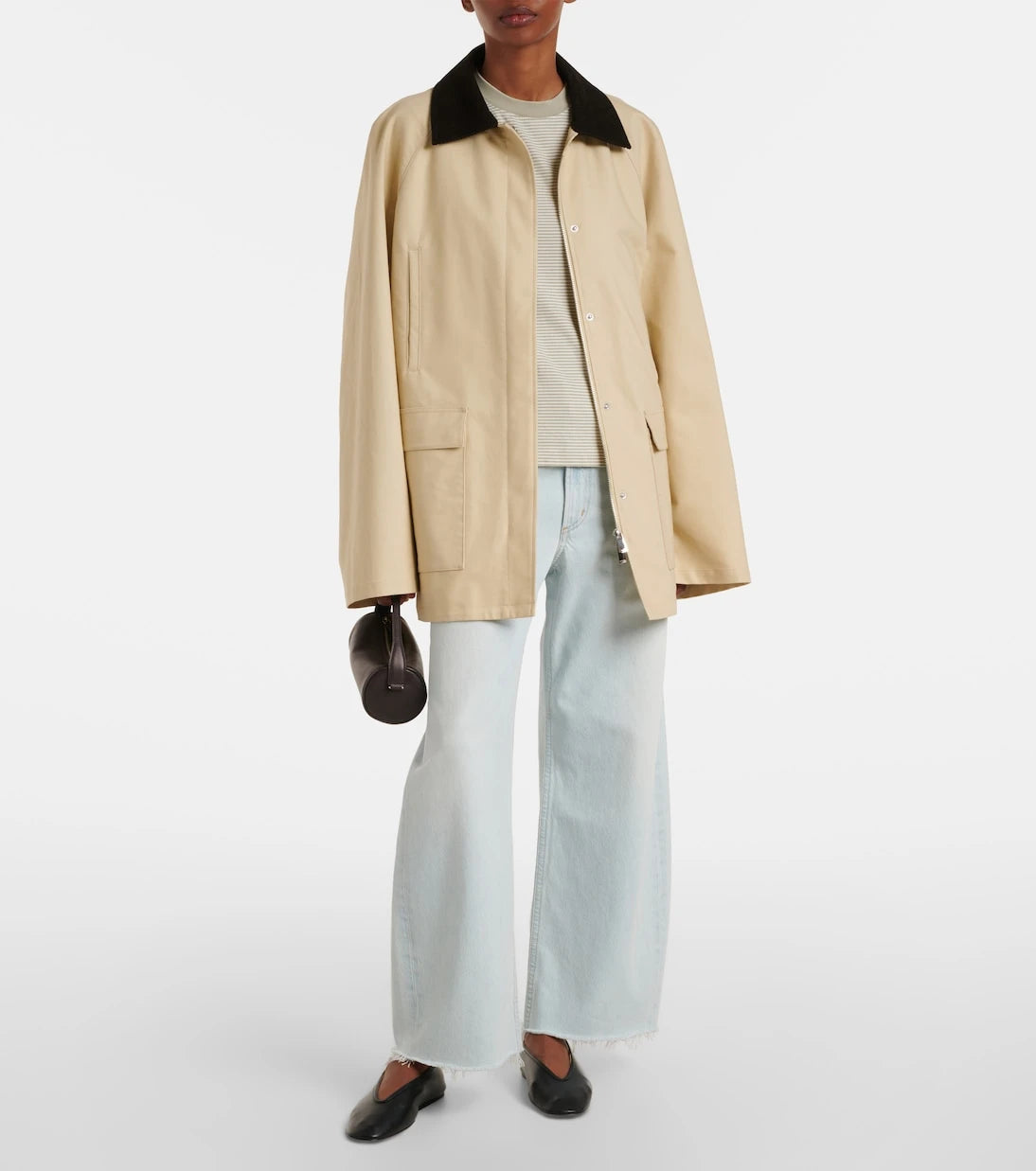 Agolde - Low Curve Fray mid-rise barrel-leg jeans