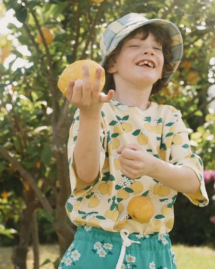 Tinycottons ORANGES RIB TEE Çocuk Tişörtü
