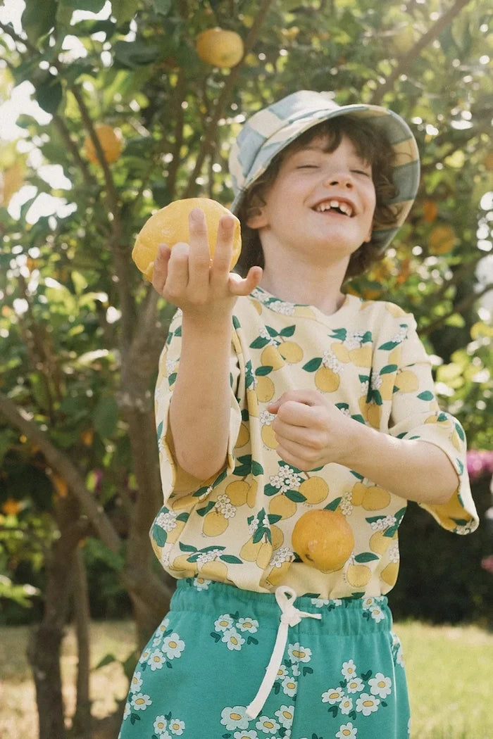Tinycottons ORANGES RIB TEE Çocuk Tişörtü