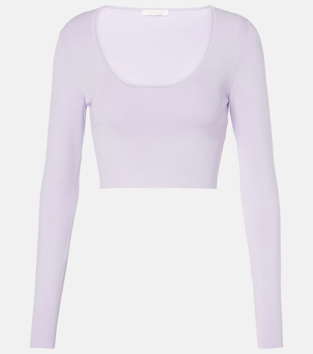 Zimmermann - Acacia Knit Scoop ribbed-knit crop top